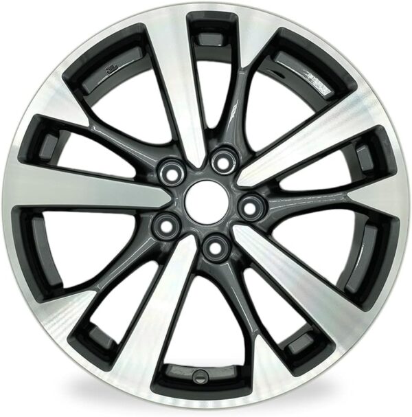 For Nissan Altima OEM Design Wheel 18" 18X7.5 2016 2017 Machined Grey Single Replacement Rim