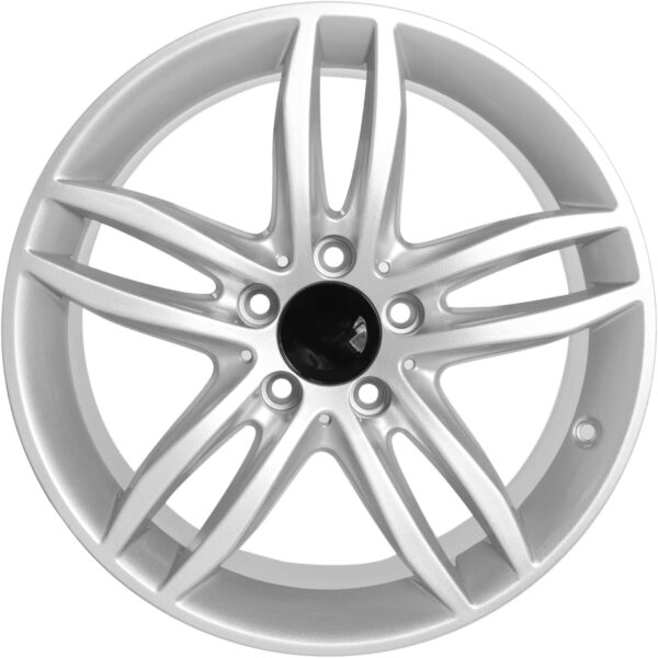 New Rims 17x7.5 17 Inch Front Aluminum Alloy Wheel Rim Fits for Mercedes-Benz C-Class C250 C300 C350 2012 2013 2014, ALY85227 Silver