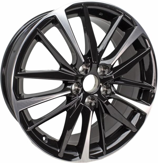 19" 19x8" New Replacement Machined and Black Aluminum Alloy Wheel Rim for 2018-2020 Toyota Camry XSE | 75222